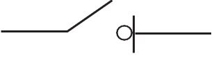 Skiss exempel på symbol frånkopplare.